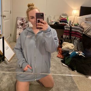 Zip up angel sweater:)